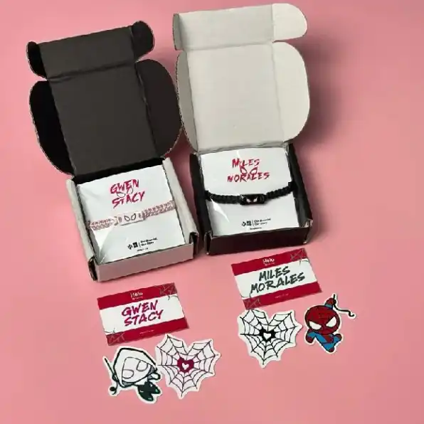 Gelang couple spiderman miles morales and gwen stacy special edition