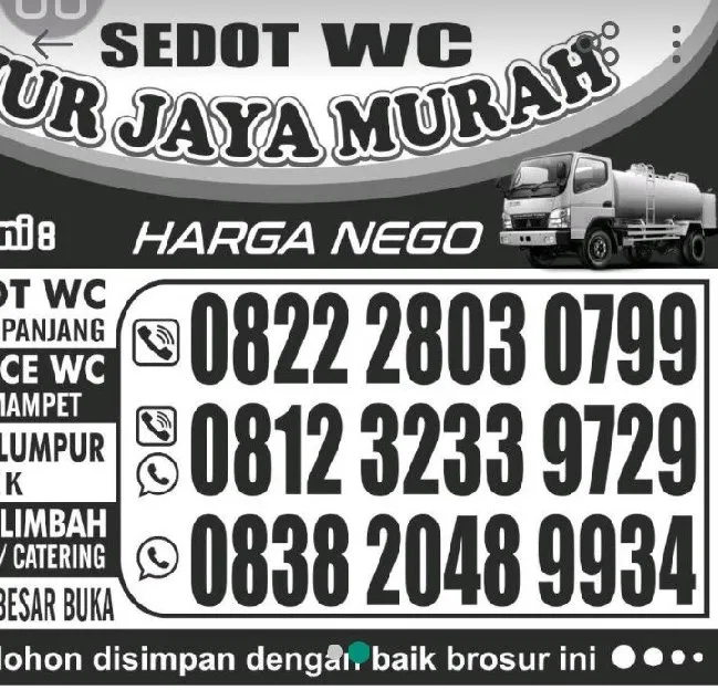 sedot WC Mojokerto murah