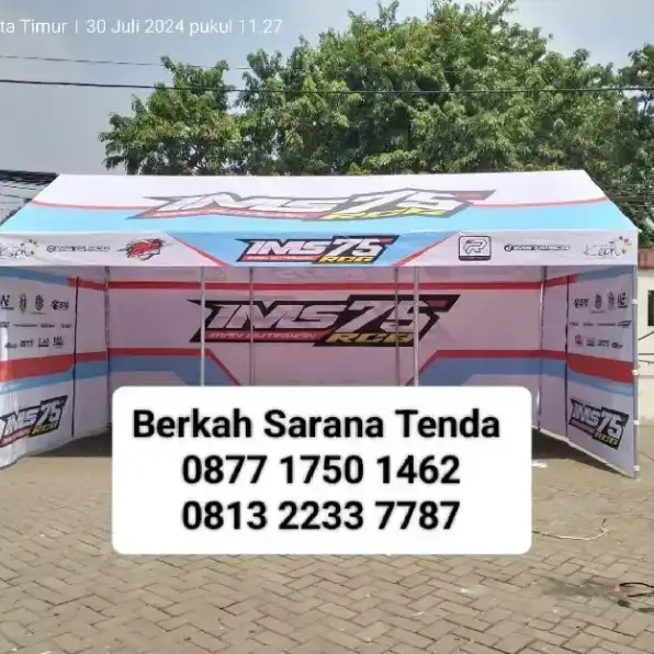 Tenda Paddock Rasing Balapan Custom Depok 0877-1750-1460 Berkah Saran tenda