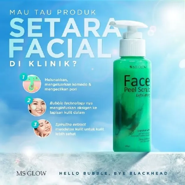 MSGLOW FACE PEEL SCRUB