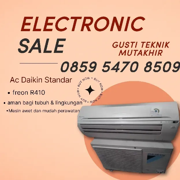 Ac daikin Thailand r410a kualitas ori Plus pasang free ongkir 