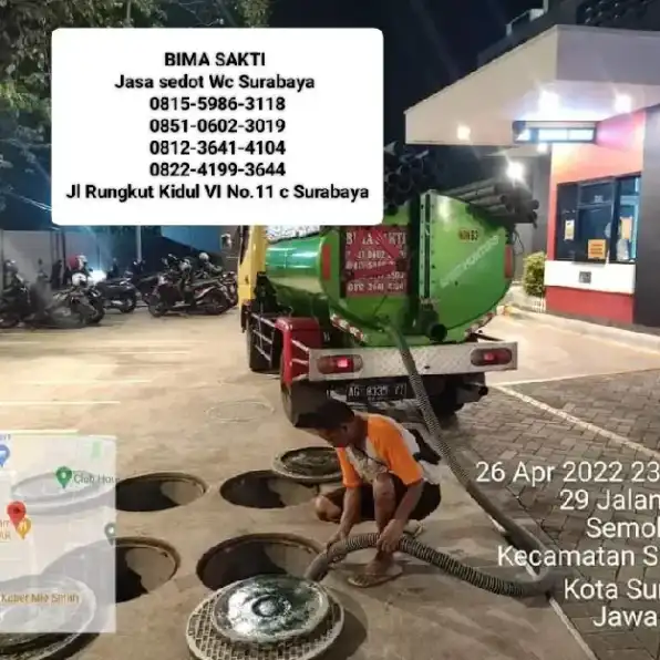 jasa Sedot Wc Limbah Surabaya 0815-5986-3118 Bima sakti