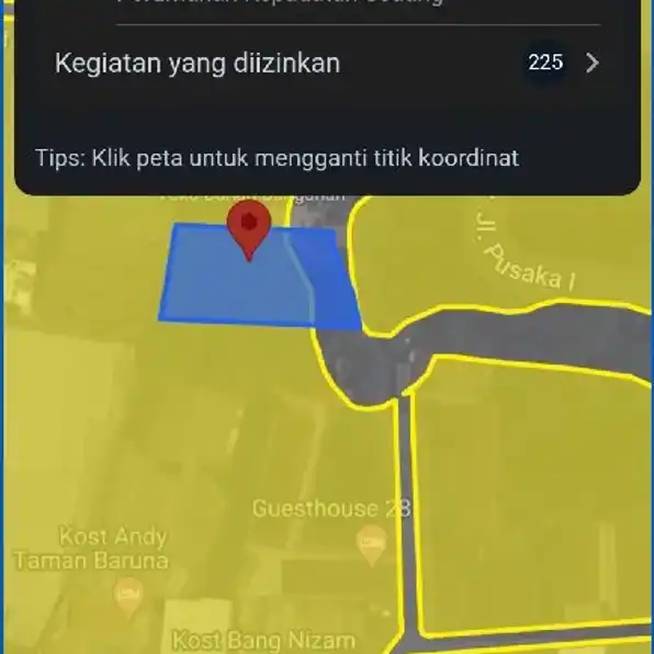 Dijual 5 are, Jl. Taman Baruna I Bypass Ngurah Rai Mumbul Benoa Kuta Selatan