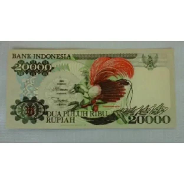 Koleksi Antik dan Kuno Uang Kertas / Banknotes / Paper Money Cendrawasih Merah 1995 013