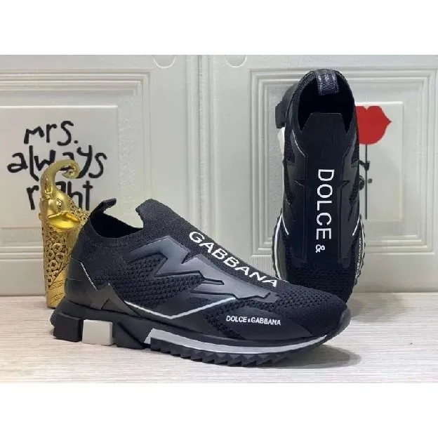 Sepatu sneakers pria dolce&gabbana d&g