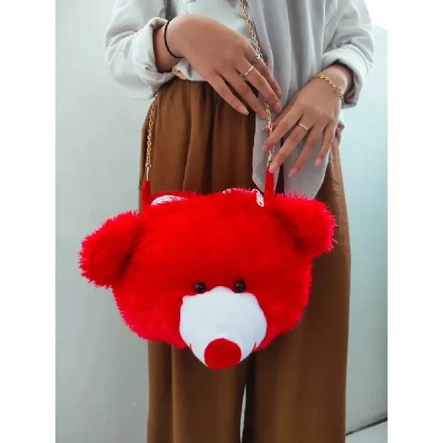 TAS boneka Teddy bear tas selempang boneka slempang rantai