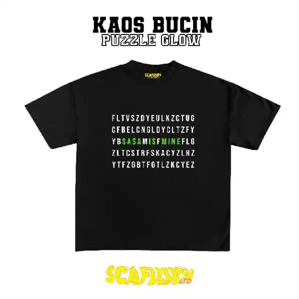 Kaos Bucin Puzzle Custom Glow In The Dark