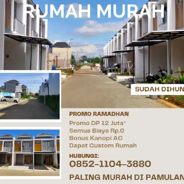 Rumah murah angsuran 5 jutaan perbulan