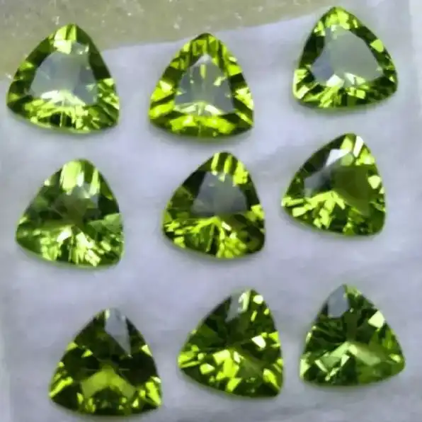 natural peridot 40 pcs