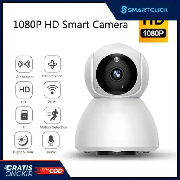 CCTV Smart Wifi IP Camera HD 1080P V380 HUMAN DETECTION Q7S SNOWMAN