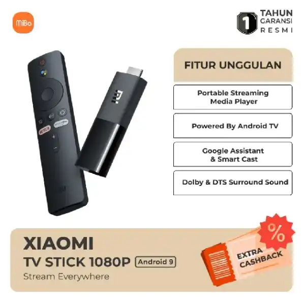 Xiaomi Mi TV Stick Android Full HD 1080P Original