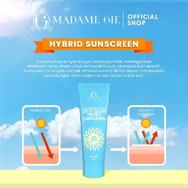 Madame Gie Madame Protect Me Let's Glow Tinted Sunscreen SPF 50 PA ++++
