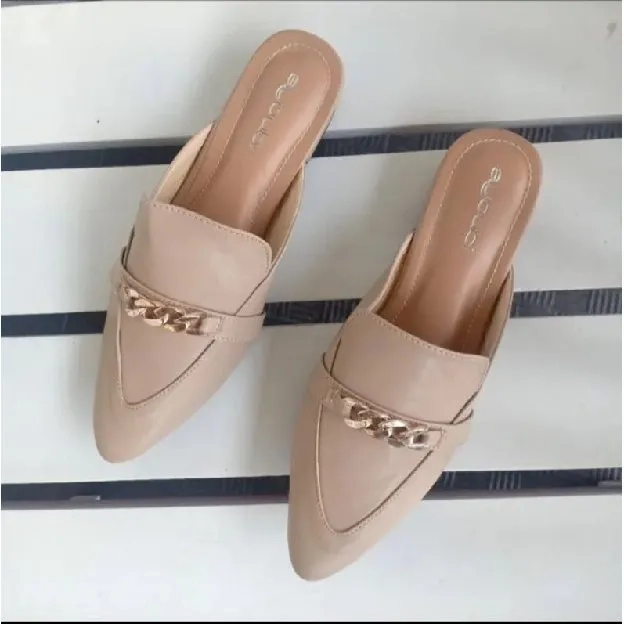 Bisa COD - Sepatu Sandal Syarula Heels Slop - dmn