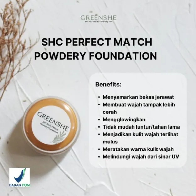 BEDAK SHC / BEDAK GREENSHE/ TONER GREENSHE /SERUM PRIMER ! BIKIN WAJAH GLOWING BEBAS JERAWAT MENUTUP