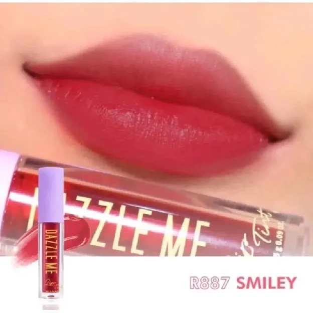 Dazzle Me Lip Tint Ink Licious Touch Down Swipe Up Oran-Gee Smiley