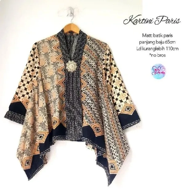 Blus Kartini Paris Batik Solo Terbaru Batwing Paris Ori