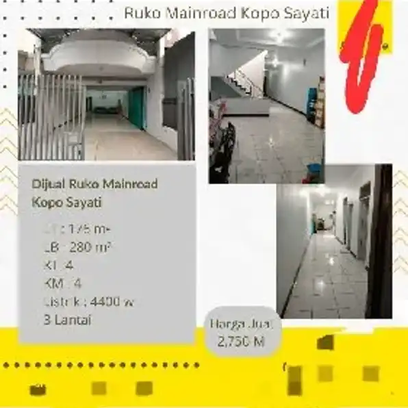 jual Ruko Mainroad kopo sayati Bandung