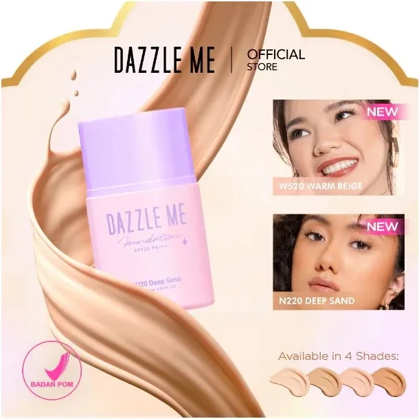 【Best Selling】DAZZLE ME Day by Day Foundation - Full Coverage Oil control Long Lasting Makeup SPF 25