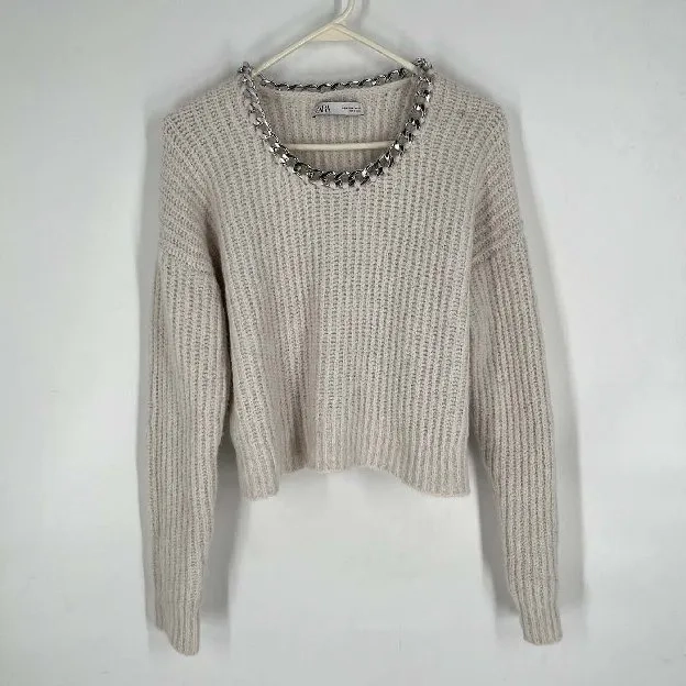 Sweater rajut Zara original size M wanita 