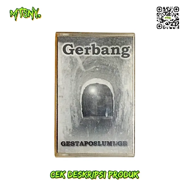 Kaset Pita Musik Band Rock Grunge Punk Hardcore Metal Gerbang Gestapo