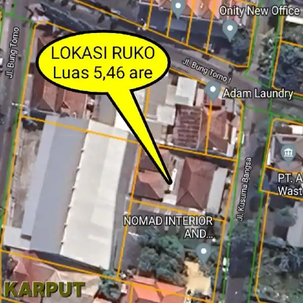 Dijual 4 Unit RUKO & 2 Unit Rumah, Jl. Kusuma Bangsa Bungtomo Denpasar