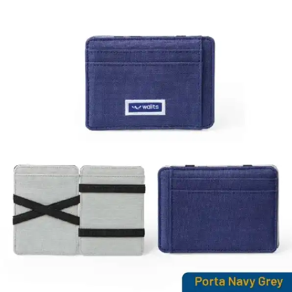 Wallts Porta Magic Wallet Dompet Sulap Tipis Pria Wanita Money Clip