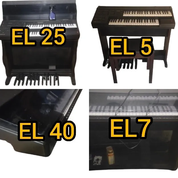 Organ Yamaha Electone Piano Keyboard EL7/EL15/EL25/EL40/EL60/EL90