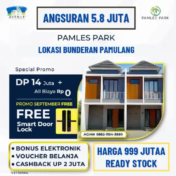 Rumah murah dengan cicilan 5 jutaan di pamulang