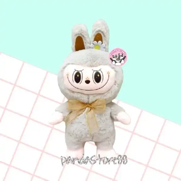 Gantungan Kunci Boneka Labubu The Monsters Macarone Kawai Keychain Labubu