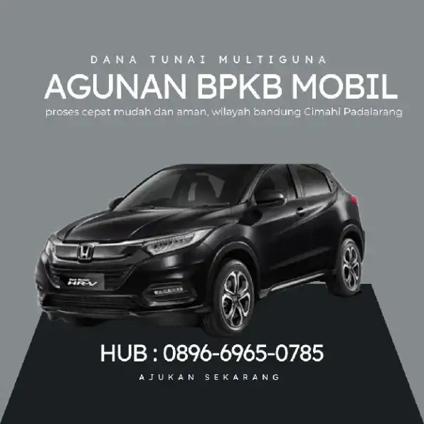 terima Gadai BPKB mobil bandung