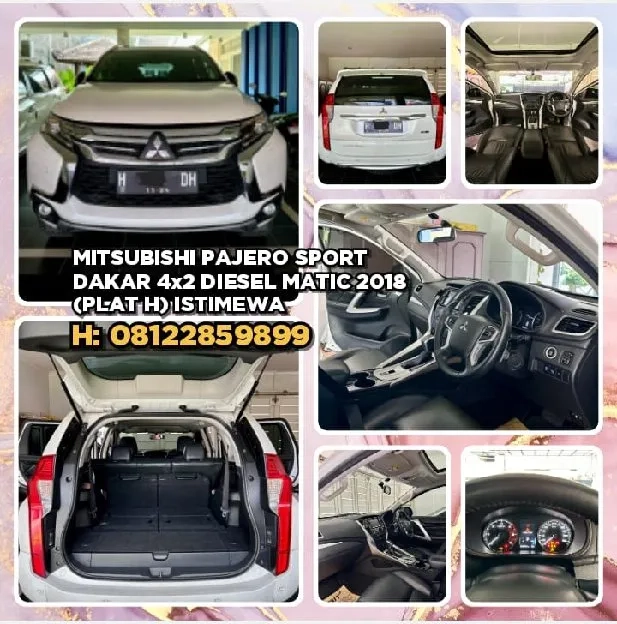 MITSUBISHI PAJERO SPORT DAKAR 4x2 DIESEL MATIC 2018 (PLAT H) ISTIMEWA H: 08122859899>> 