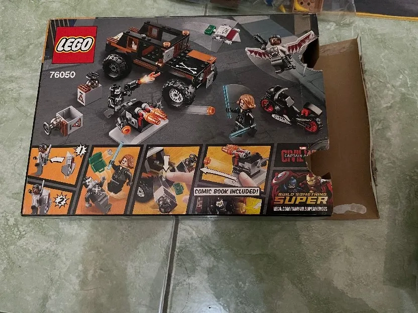 lego 76050+76081(bonus) dan beberapa minifigure