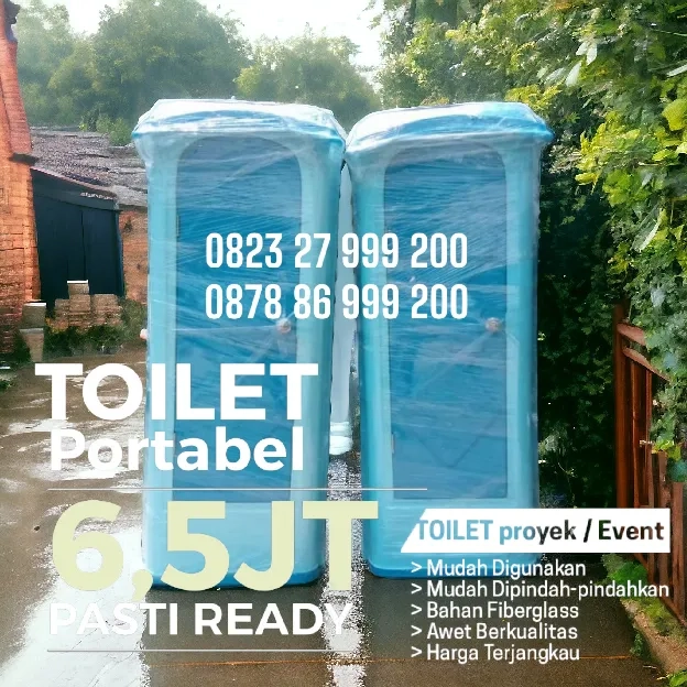 Toilet Portabel, Toilet Proyek/Event Murah, Siap Kirim.