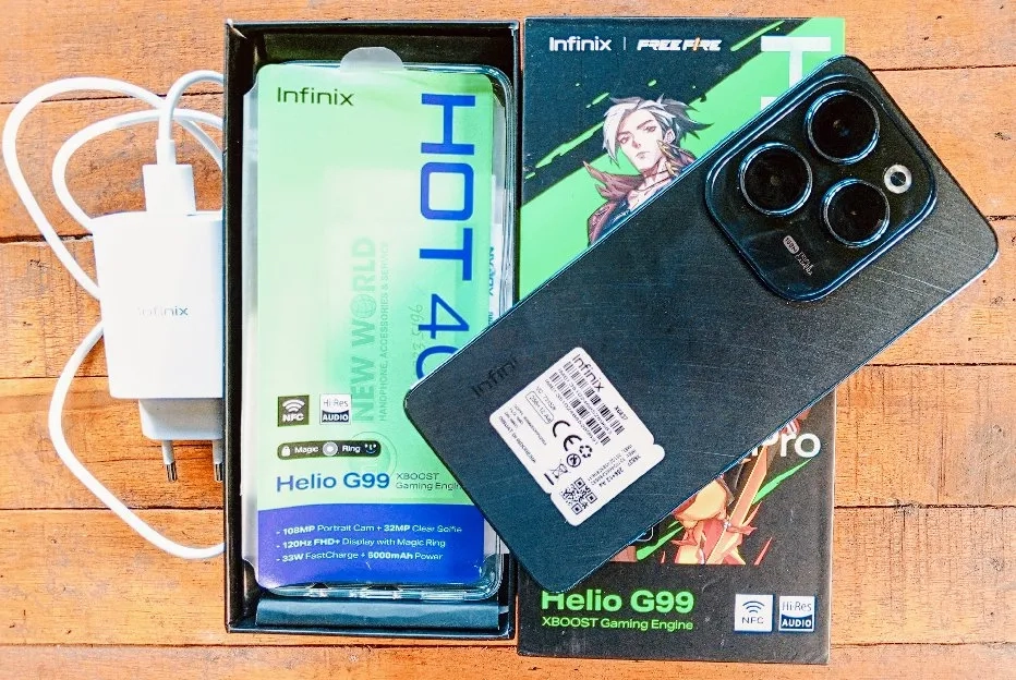 Infinix Hot 40 Pro 12+9/256gb Mulus Garansi