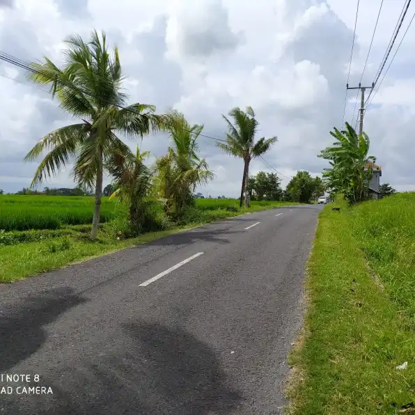 Disewakan tanah 2825 m2 di Kaba-Kaba Tabanan dkt Seseh,Munggu,Canggu