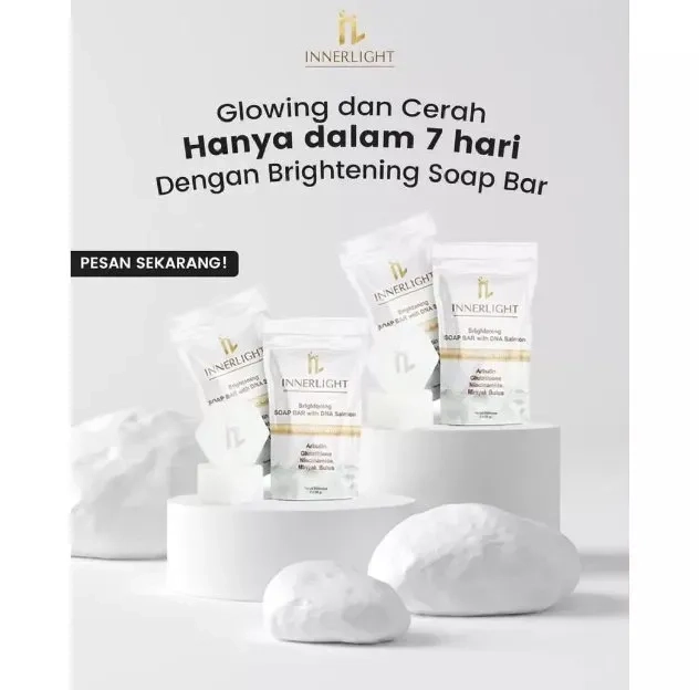 PROMO Sabun Wajah dan Badan Mencerahkan with DNA SALMON Innerlight