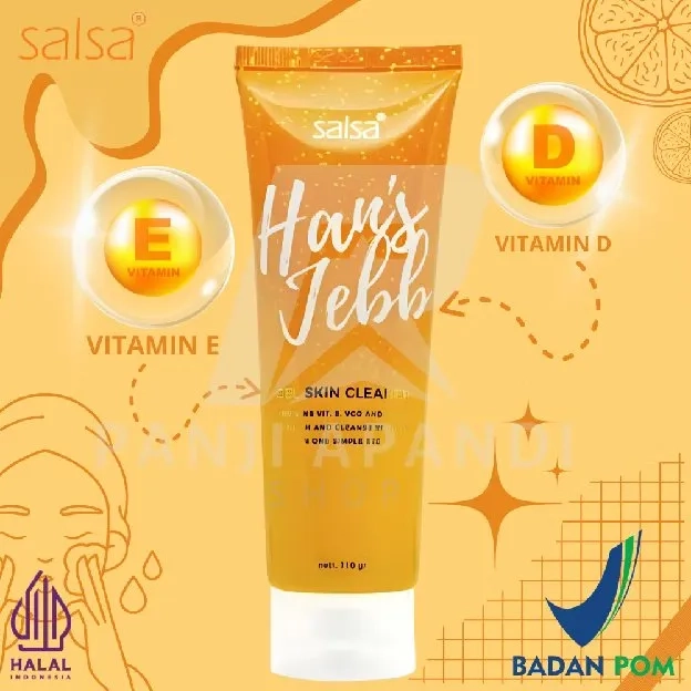 Salsa Hans Jebb Exfoliating Gel (Pembersih Penghilang Perontok Daki)