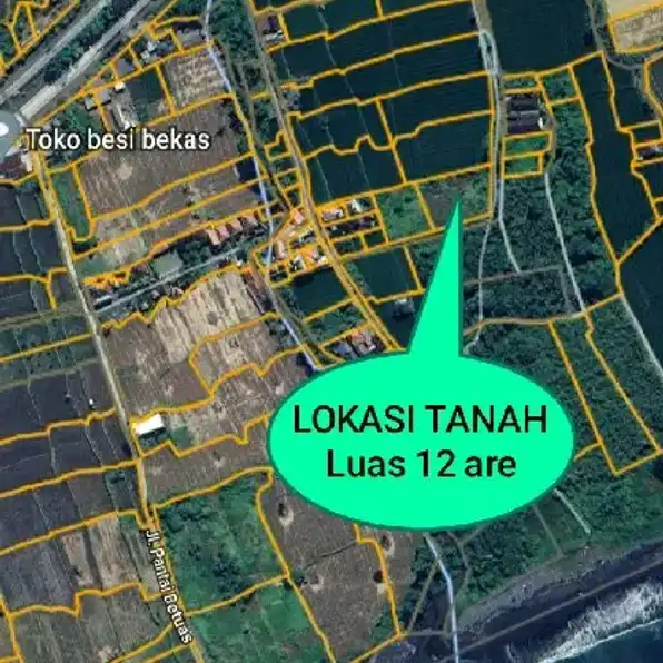 Dijual 12 are, Jl. Bypass Bagus Mantra Pantai Keramas Medahan Blahbatuh Gianyar