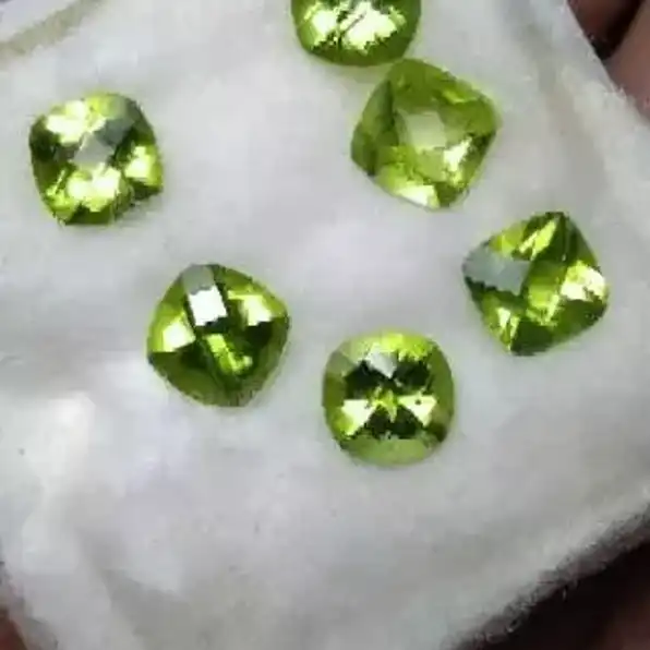 natural peridot 40 pcs