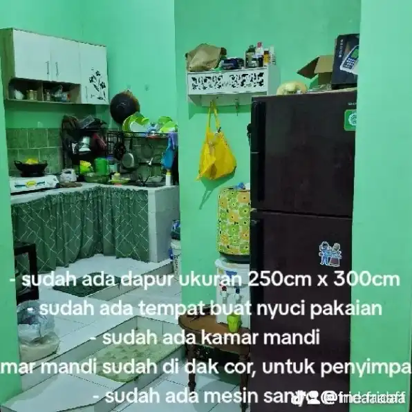 Rumah Second Bangunan Baru Siap Huni