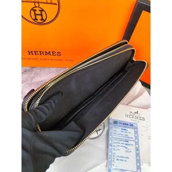 HAND BAG HITAM HERMES TAS TANGAN