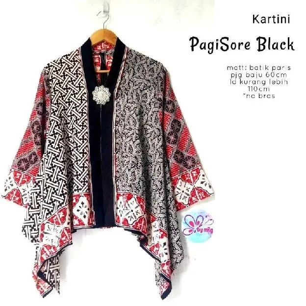 Blus Kartini Paris Batik Solo Terbaru Batwing Paris Ori