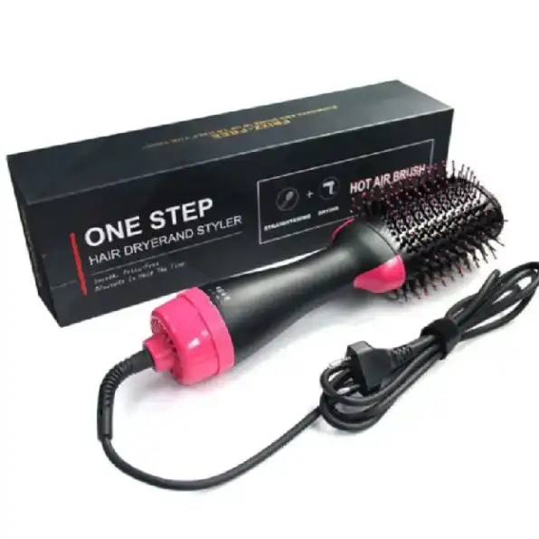 hairdryer and styler one step brush (sisir pengering, pelurus & curly rambut elektrik 4in1)