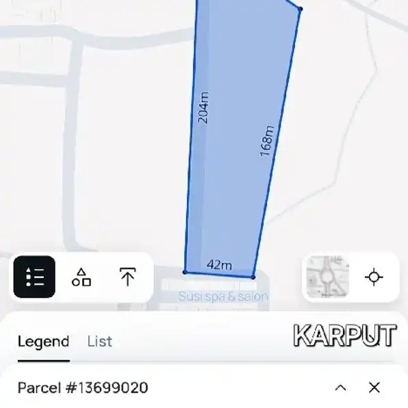 Dijual 1 Ha. Jl. Boulevard Pantai Balangan Jimbaran Atas Kuta Selatan