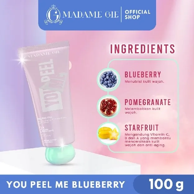 MADAME GIE YOU PEEL ME - 3 MORE EFFECTIVE PEELING GEL DEAD SKIN BPOM