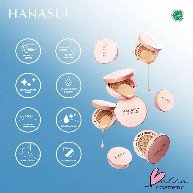 HANASUI SERUM CUSHION | SERUM CUSHION SOULMATTE | FOUNDATION | FLAWLESS | NATURAL DEWY FINISH | PERF