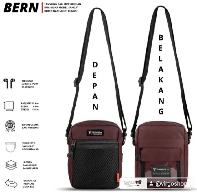 Tas Selempang Pria Tapaxco Bern New WaterProof