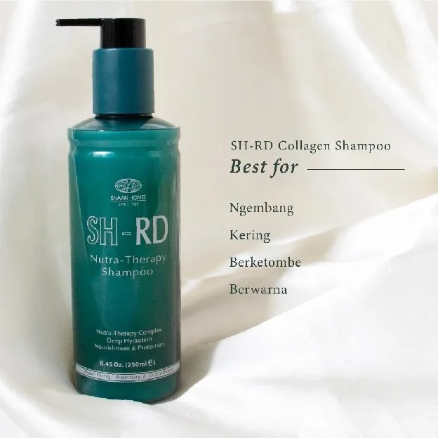 SHRD Nutra Therapy Collagen Shampoo | Shampoo Rambut Rusak, Kering, Ngembang & Rontok