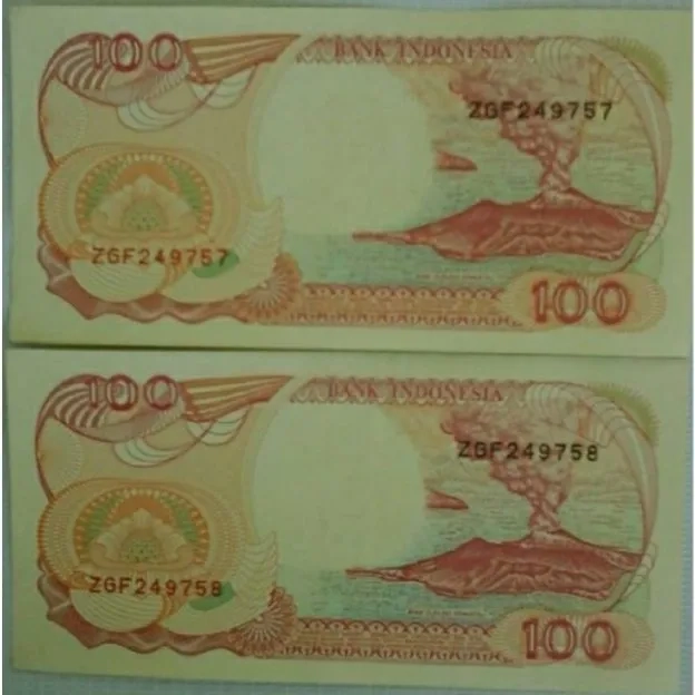 Koleksi Antik dan Kuno Uang Kertas / Banknotes / Paper Money Perahu Pinisi 2 Seri Berurut 1992 007