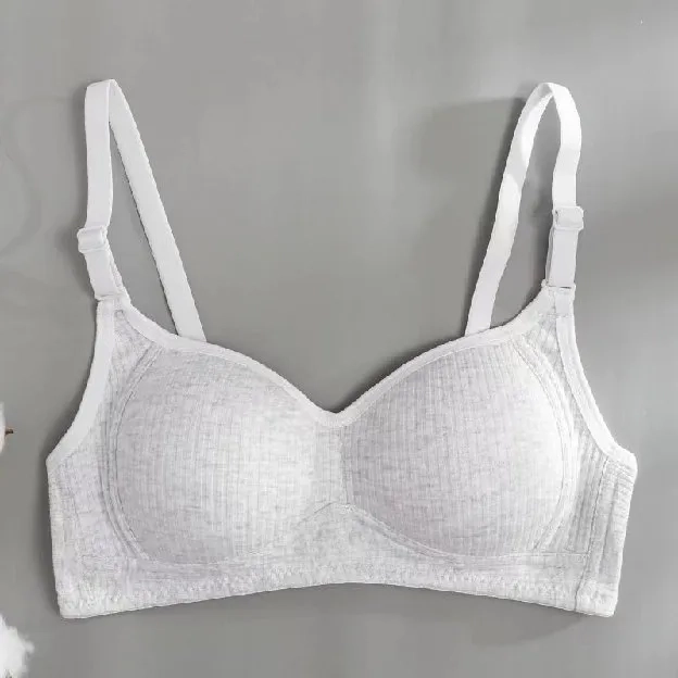 Bra motif garis lurus Push Up Style Senam Zumba Yoga Pakaian Dalam Wanita